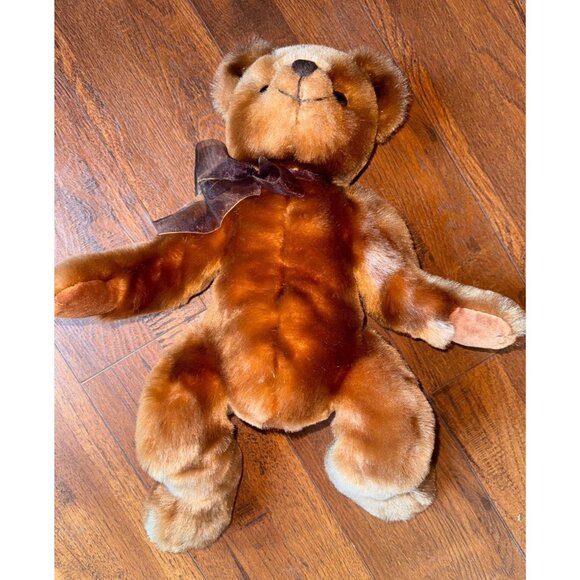 TY Yesterbear Teddy Bear 1999 Brown 18" Stuffed Animal Plush Toy Vintage - Picture 12 of 12